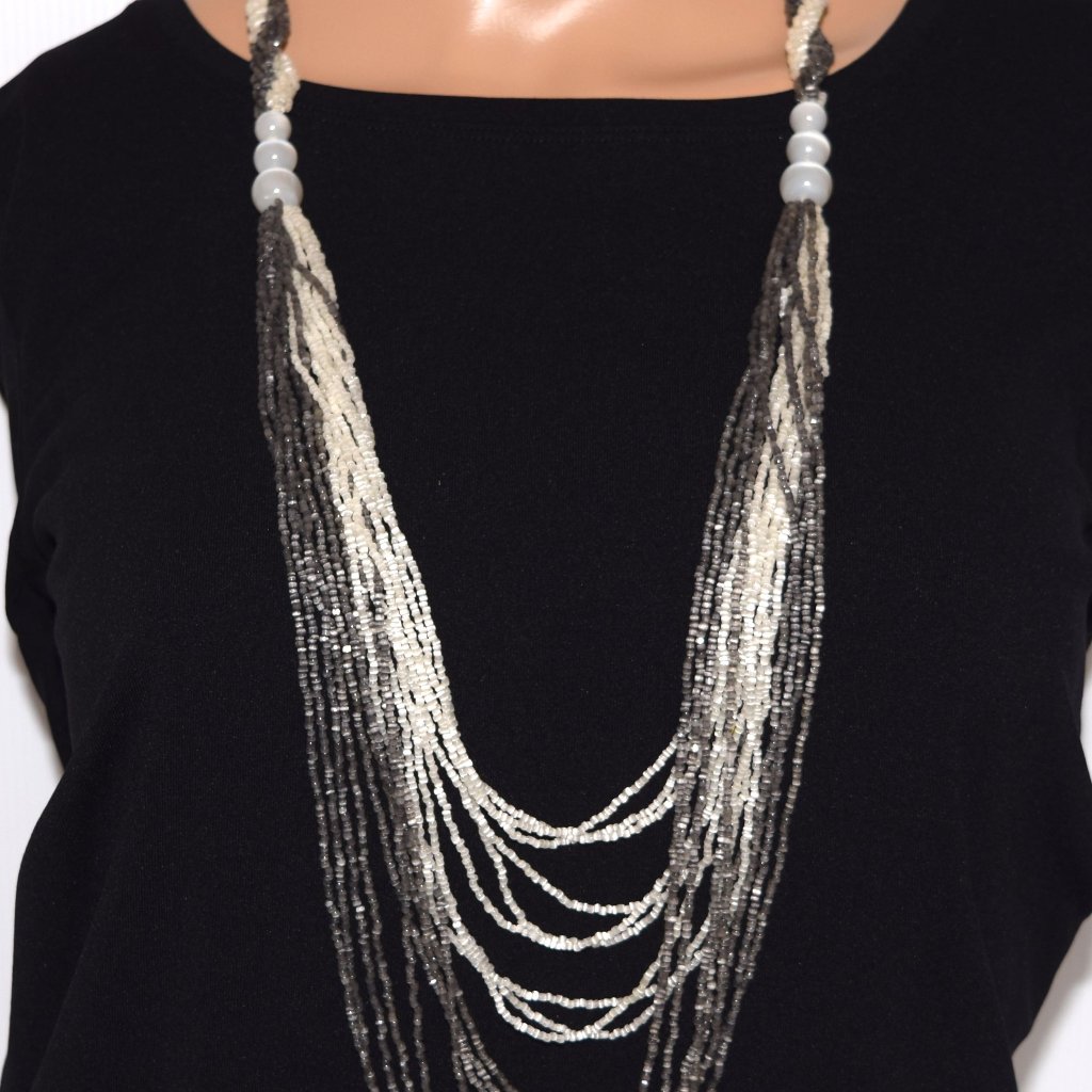 Vintage Layered Beaded Necklace